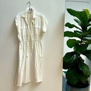 Vintage LL Bean white summer dress